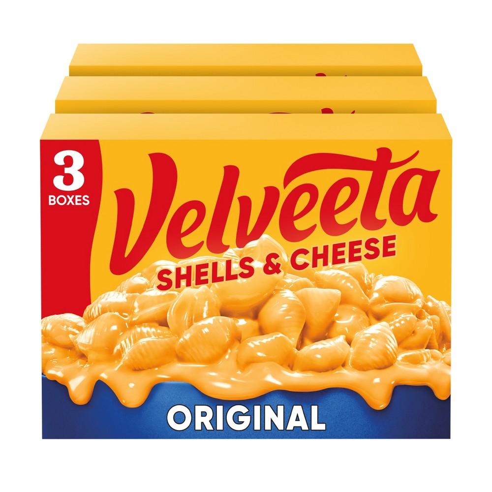 UPC 021000045129 product image for Velveeta Shells & Cheese Original Mac and Cheese Dinner - 36oz/3ct | upcitemdb.com