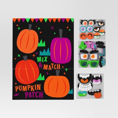 4pc Mix and Match Pumpkin Face Party Game Kit - Hyde and EEK! Boutique™