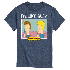 Men's - Beavis & Butthead - I'm Like Busy Short Sleeve Graphic T-Shirt - 1 of 4