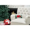 C&F Home 6" x 12" Christmas "Ho, Ho, Ho" Santa Hat Hooked Small/Petite Accent Throw Pillow - 3 of 4