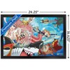 Trends International One Piece: Fishman Island - Underwater Group Framed Wall Poster Prints - 3 of 4