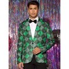 Lars Amadeus Men's Slim Fit Lightweight Formal Argyle Plaid Sports Coat - 2 of 4