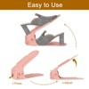 Unique Bargains Plastic Double Layered Space Saving Adjustable Shoe Rack Organizer - 4 of 4