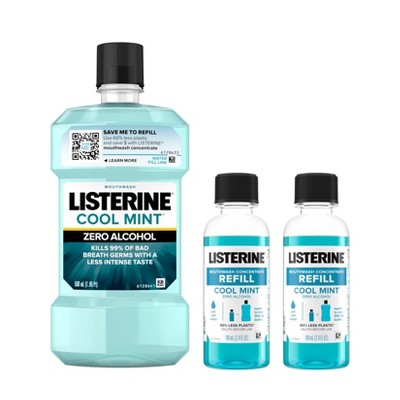 Listerine Concentrate Mouthwash Starter Kit - 23.6 Fl Oz/3ct : Target