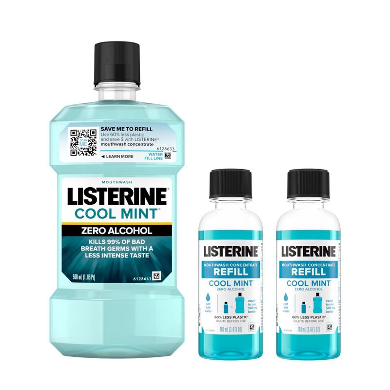 Listerine Concentrate Mouthwash Starter Kit - 23.6 fl oz/3ct, 1 of 8