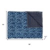 50" X 70" Blue Paisley Cotton Quilted Kantha Throw Blanket with Embroidery - 3 of 4