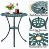 Yaheetech 3 Piece Outdoor Bistro Table Set for Garden Backyard - 4 of 4