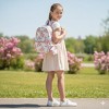 A Little Obsessed Girl's Floral Garden Party Backpack Set with Matching Coin Purse & Pearl Keychain – Cute Mini Backpack for Kids - 2 of 4