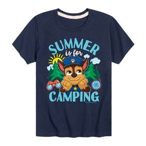 Boys' - Paw Patrol - Summer Is For Camping Short Sleeve Graphic T-Shirt - 1 of 4