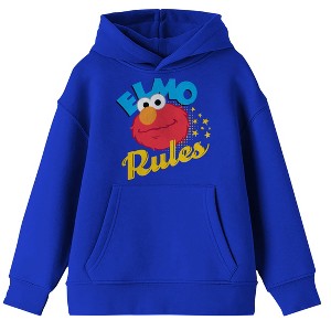 Sesame Street Elmo Rules Boy's Royal Blue Sweatshirt - 1 of 3