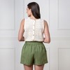 Hope & Henry Womens' Cinched Waist Short - 3 of 4