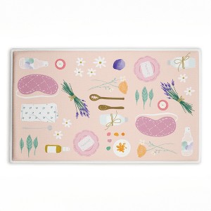 Stupell Industries Self Care Traditions Printed Plush Bath Mat And Bath Rug, Design By Be Ni La, 18"X30" - 1 of 4