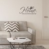 Unique Bargains English Motto Text Pattern Home Living Room Wall Sticker Removable Art Decal - 3 of 4