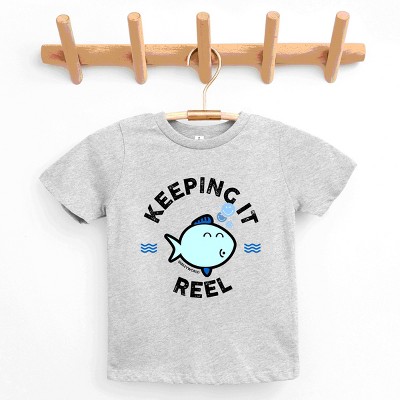 The Juniper Shop SmileyWorld Keeping It Reel Fish Youth Short Sleeve Tee