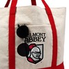 Belmont Abbey College Primary Logo Canvas Tote Bag With External Pocket, Reusable Shoulder Bag for Shopping, School, Beach - 2 of 4