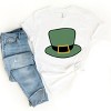 Simply Sage Market Leprechaun Hat Short Sleeve Tee - M - White - 3 of 4