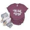 Simply Sage Market Women's Wild and Free Words Short Sleeve Graphic Tee - 3 of 4