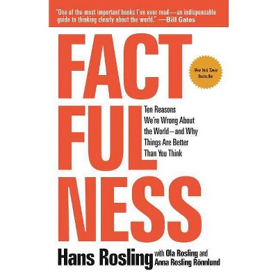  Factfulness - by  Hans Rosling & Anna Rosling Rönnlund & Ola Rosling (Hardcover) 