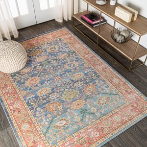 Alba Modern Faded Peshawar Area Rug  - JONATHAN Y - 1 of 4