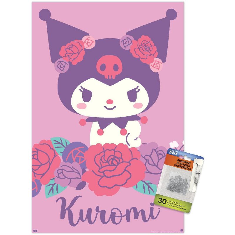 Trends International Hello Kitty and Friends: 24 Flowers - Kuromi Unframed Wall Poster Prints, 1 of 7