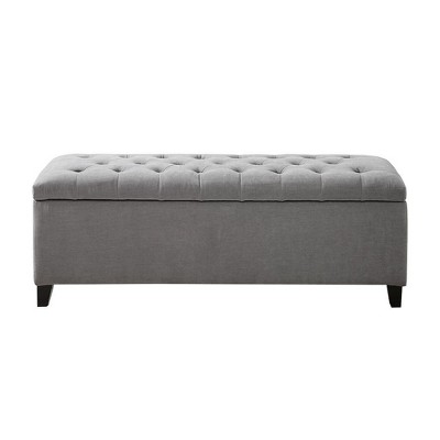 NicBex 19.25 Inch Storage Ottoman Bench with Tufted Top Soft Close Lid for Bedroom,Entryway and Living Room