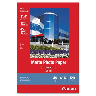 Canon Matte Photo Paper 4 x 6 45 lb. White 120 Sheets/Pack 7981A014