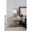 Glory Furniture Xavier 1 Drawer Nightstand in Silver Champagne - 2 of 4