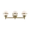 Livex Lighting Oldwick 3 - Light Vanity in  Antique Brass - 2 of 4