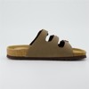CUSHIONAIRE Lela Slip On Womens Sandals with Vegan Adjustable Straps & Genuine Suede Cork Footbed - Comfortable Memory Foam Sandals for Women 2025 - 4 of 4