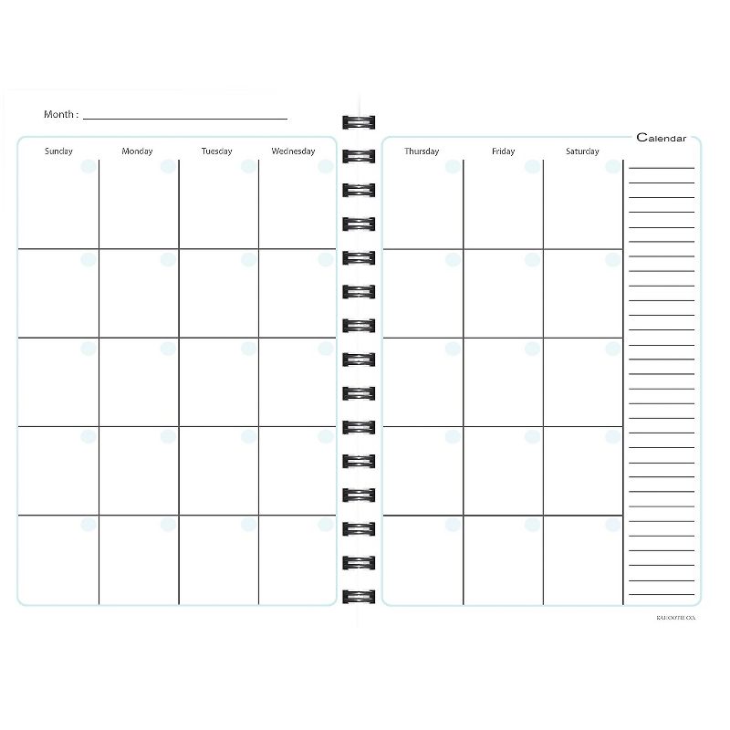 Kahootie Co. Kahootie Co Weekly Planner 6" x 9" Navy Stripe (ITKWNS), 3 of 8