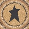 Kettle Grove Jute Chair Pad Applique Star 15 inch Diameter - 4 of 4