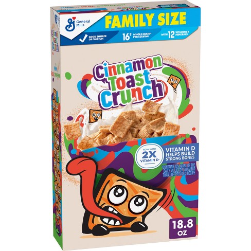 General Mills Family Size Cinnamon Toast Crunch Cereal - 18.8oz : Target