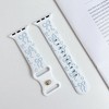 HTUTWOO Bowknot Apple Watch Strap, Sport Silicone Band 38/40/41/42/44/45/49mm, Adjustable Wristband for iWatch Series 10 9 8 7 6 5 4 3 2 1 Ultra SE - 2 of 4