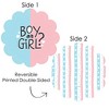 Big Dot of Happiness Baby Gender Reveal - Team Boy or Girl Party Round Table Decorations - Paper Chargers - Place Setting For 12 - 3 of 4