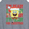 Women's - SpongeBob SquarePants - I'm Ready For Christmas Graphic Racerback Tank - 2 of 4