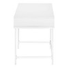 NicBex Contemporary Computer Desk with Open Storage Shelves & Metal Legs for Work Home Office Ergonomic Design - 2 of 4
