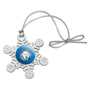 Northwood University Secondary Logo Metal Snowflake Christmas Tree Holiday Ornament - 1 of 3