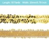 Unique Bargains Waterproof Flat Elastic Crafts Sewing Dress Sequins Trim Ribbon - 2 of 4