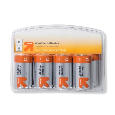 D Batteries - 8ct - up & up™