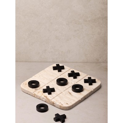 Monty Marble Tic Tac Toe Set