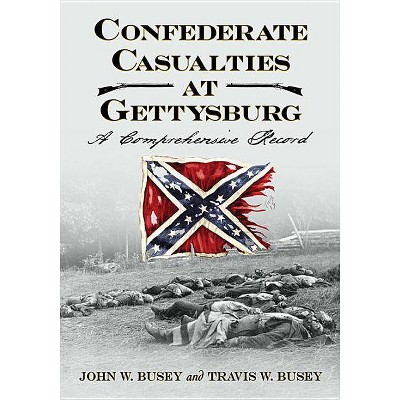 Confederate Casualties at Gettysburg - by  John W Busey & Travis W Busey (Paperback)