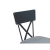 Upholstered Office Chair with Soft Foam Cushion, Ergonomic Design, and Durable Metal Frame - 4 of 4