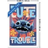 Trends International Disney Lilo & Stitch (2025) - Cute Trouble Framed Wall Poster Prints - 3 of 4