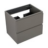 DOMETOUR Alice-30W-102,Wall mount cabinet WITHOUT basin, Gray color, With two drawers, Pre-assembled - 3 of 4