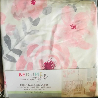 Bedtime originals blossom pink watercolor online floral