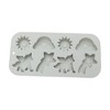 Unique Bargains Candy Moulds 8-Cavity Unicorns Rainbow Comet Candy Mould Hand Wash 8.5"x4.17"x0.71" 1 Pc - 3 of 4