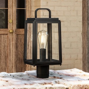 Urban Ambiance Luxury Farmhouse Outdoor Post Light 15.625''H x 7''W,  Olde Bronze Finish,  Macon Collection, UHP1384 - 1 of 4