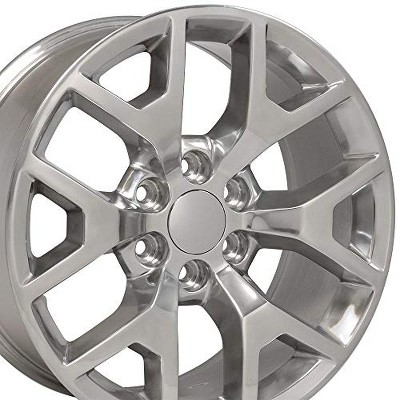 OE Wheels CV92 20 Inch Rim Fits Sierra 1500 Honeycomb Style 6x139.7 20x9 Polished - Hollander 5656 (1)