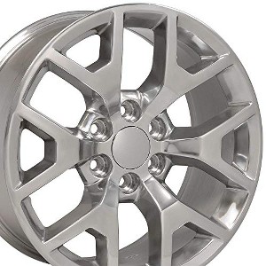 OE Wheels CV92 20 Inch Rim Fits Sierra 1500 Honeycomb Style 6x139.7 20x9 Polished - Hollander 5656 (1) - 1 of 4