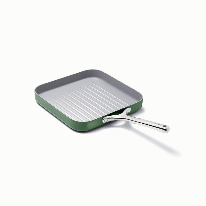 Caraway Home 11.02" Nonstick Square Grill Fry Pan, 1 of 5